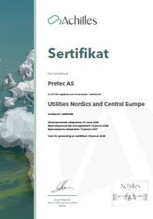 Utilities Nordic sertifikat
