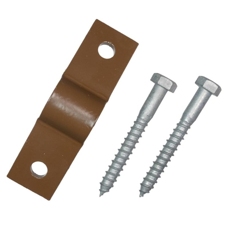 Klammer for fotbolt inkl. skruer