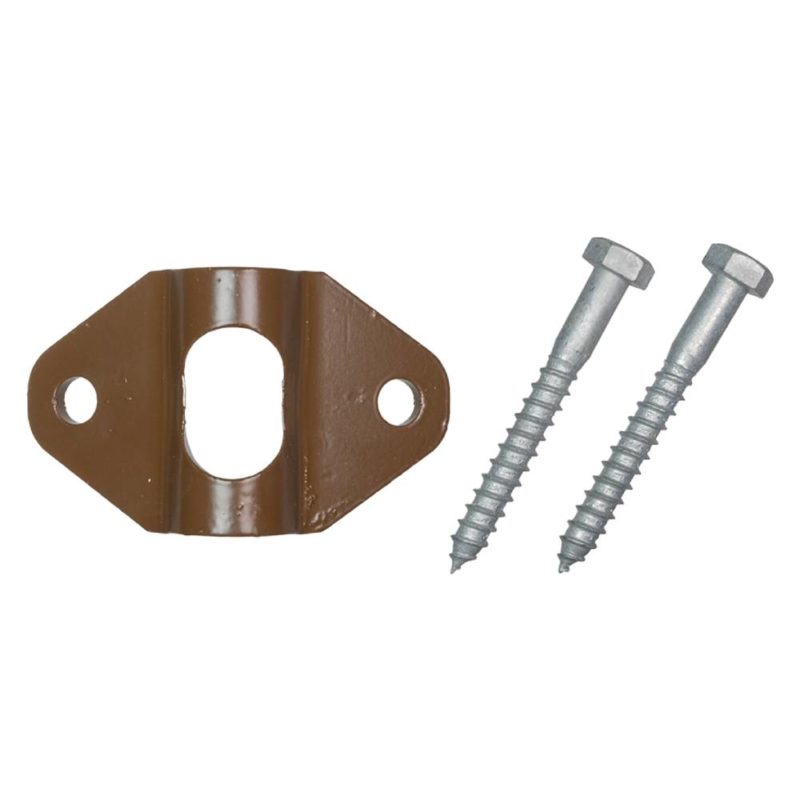 Klammer for fotbolt med bøy inkl. skruer