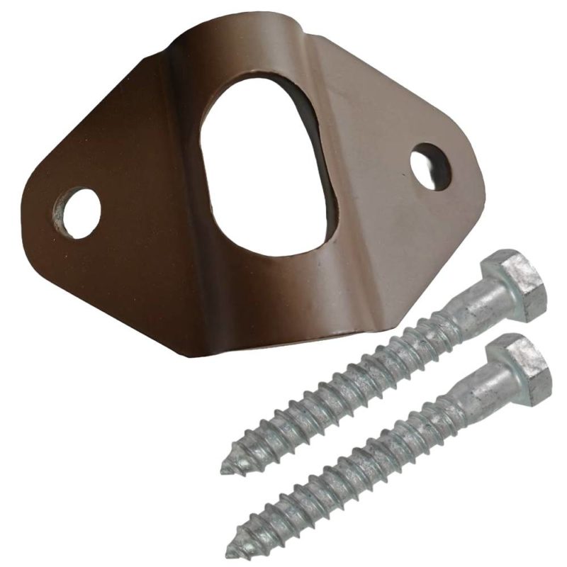 Klammer for fotbolt med bøy inkl. skruer