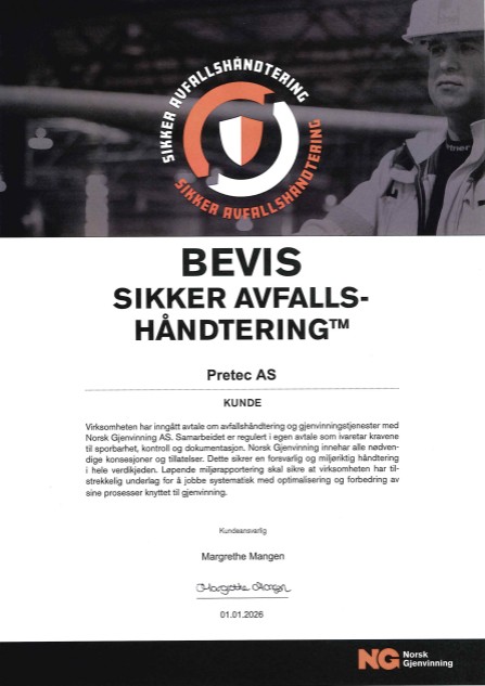 Grønt punkt medlemsbevis